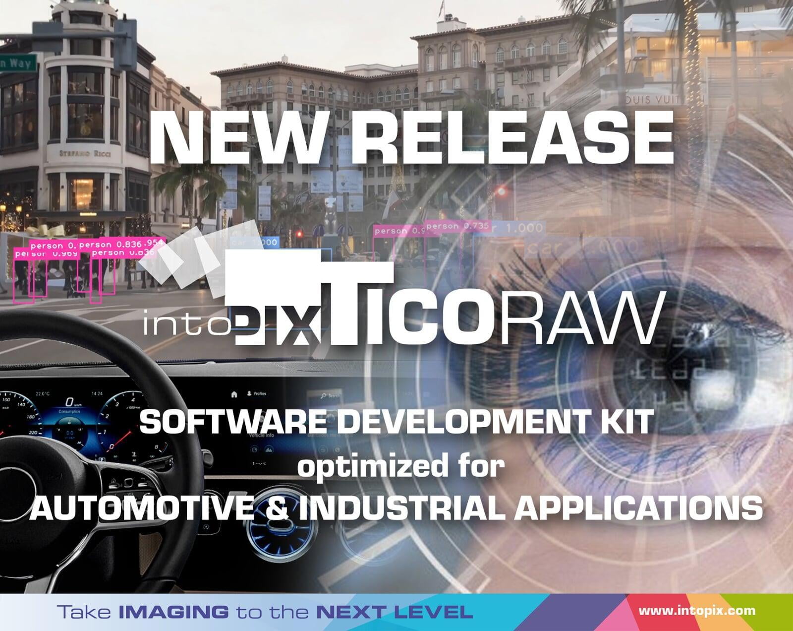 intoPIX extends the FastTicoRAW SDK capabilities with lossless RAW coding for measurement and analysis